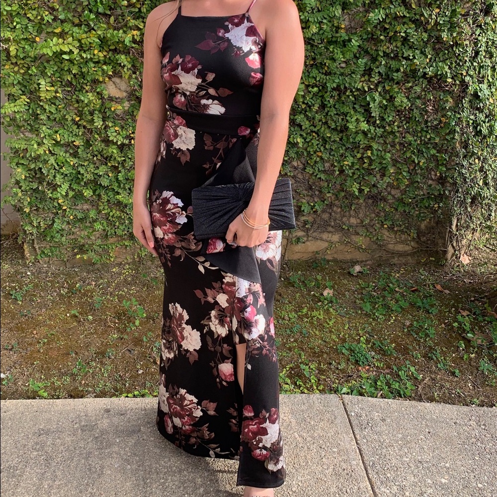 Floral prom dress